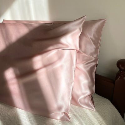 Silk Envelope Pillowcase - Soft Pink