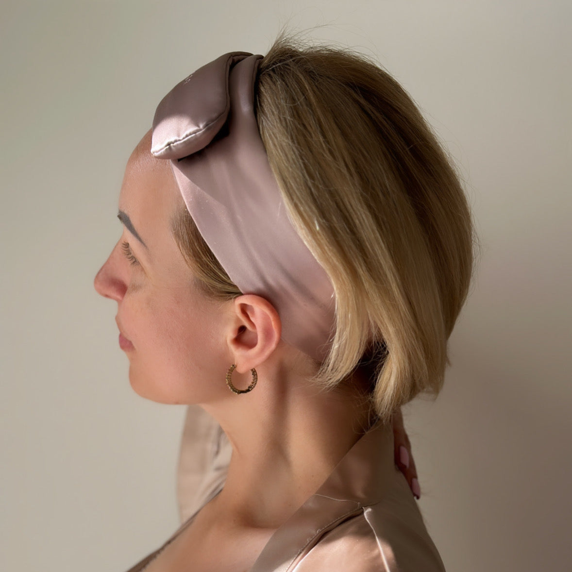 Silk Beauty Headband - Soft Lotus