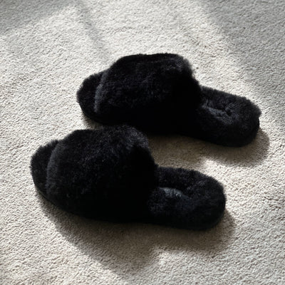 Australian Sheepskin Slippers - Deep Night