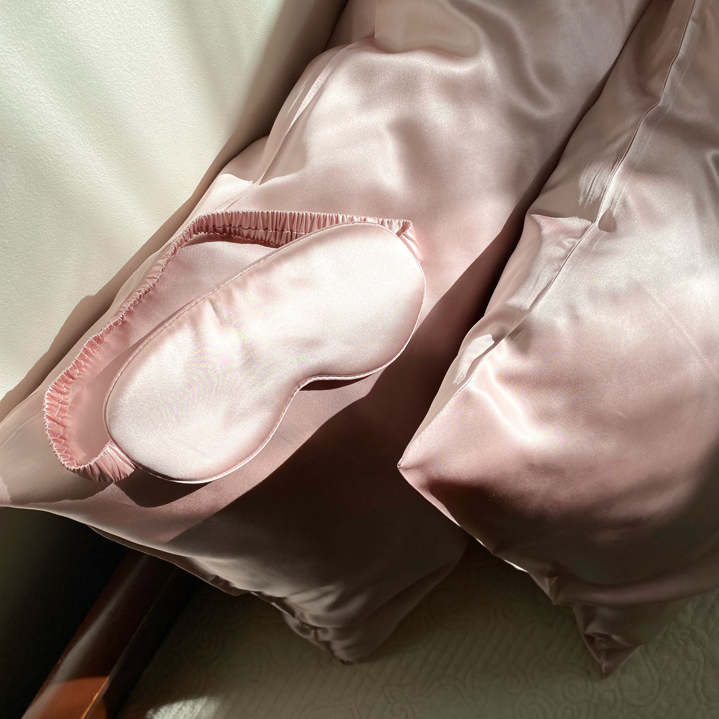 Silk Envelope Pillowcase - Soft Pink