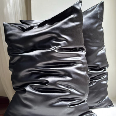 Silk Zippered Pillowcase - Deep Night