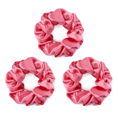 Silk Large Scrunchies - Light Rose