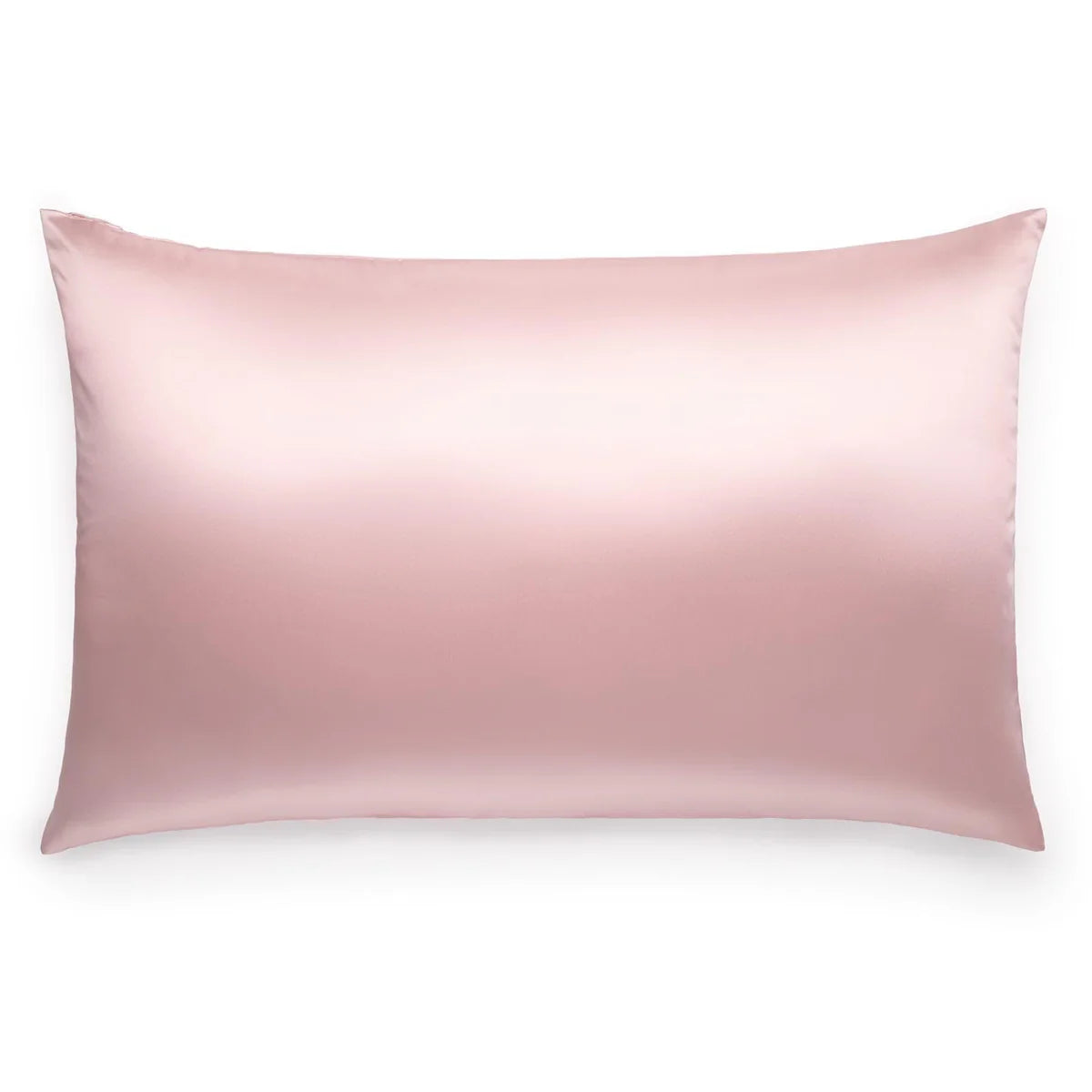 Silk Zippered Pillowcase - Soft Pink