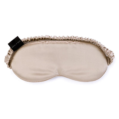 Silk Eye Mask - Dusty Gold