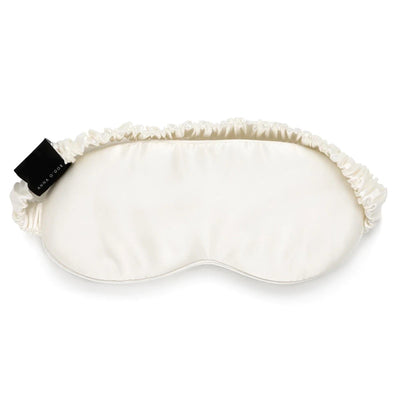 Silk Eye Mask - White Lily