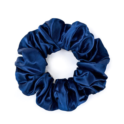 Silk Large Scrunchies - Royal Navy