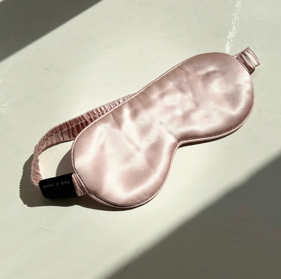 Silk Eye Mask - Soft Pink