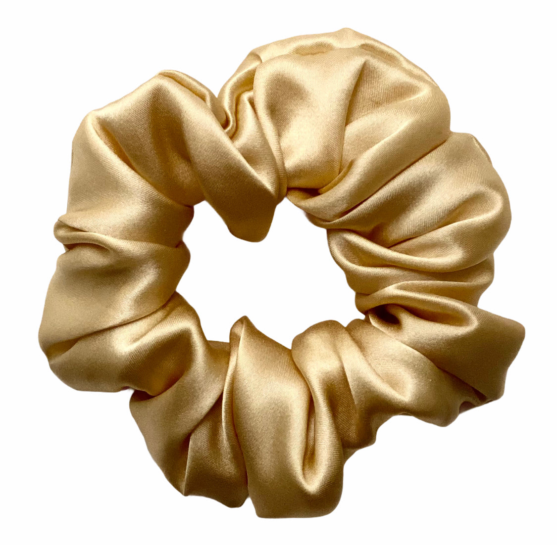 MINI SILK SCRUNCHIE - HONEY