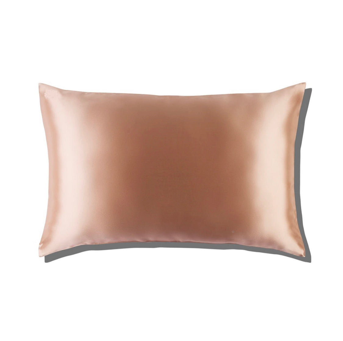 PURE SILK PILLOWCASE - DEEP CORAL