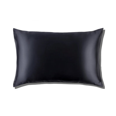 PURE SILK PILLOWCASE - BLACK