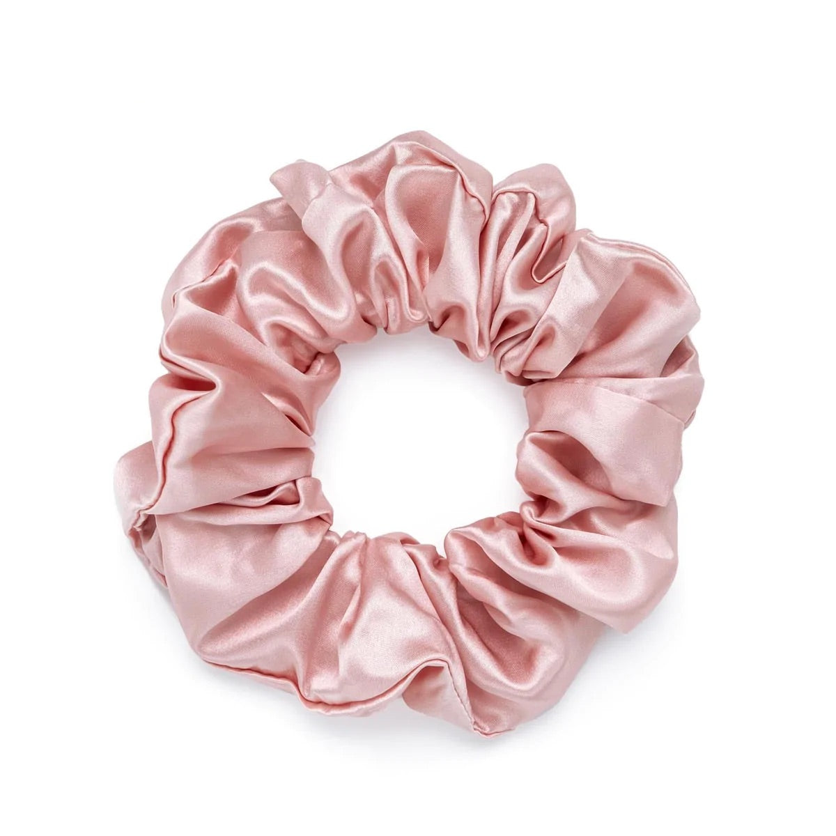 Silk Large Scrunchies - Soft Pink