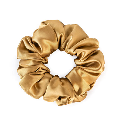 Silk Large Scrunchies - Rich Gold